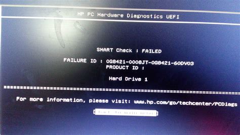 hp hard drive not working